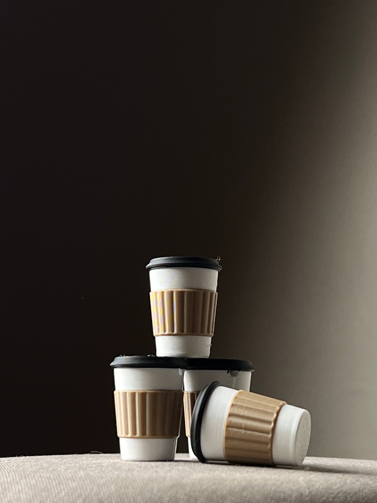 Cappuccino Mug Key Chain